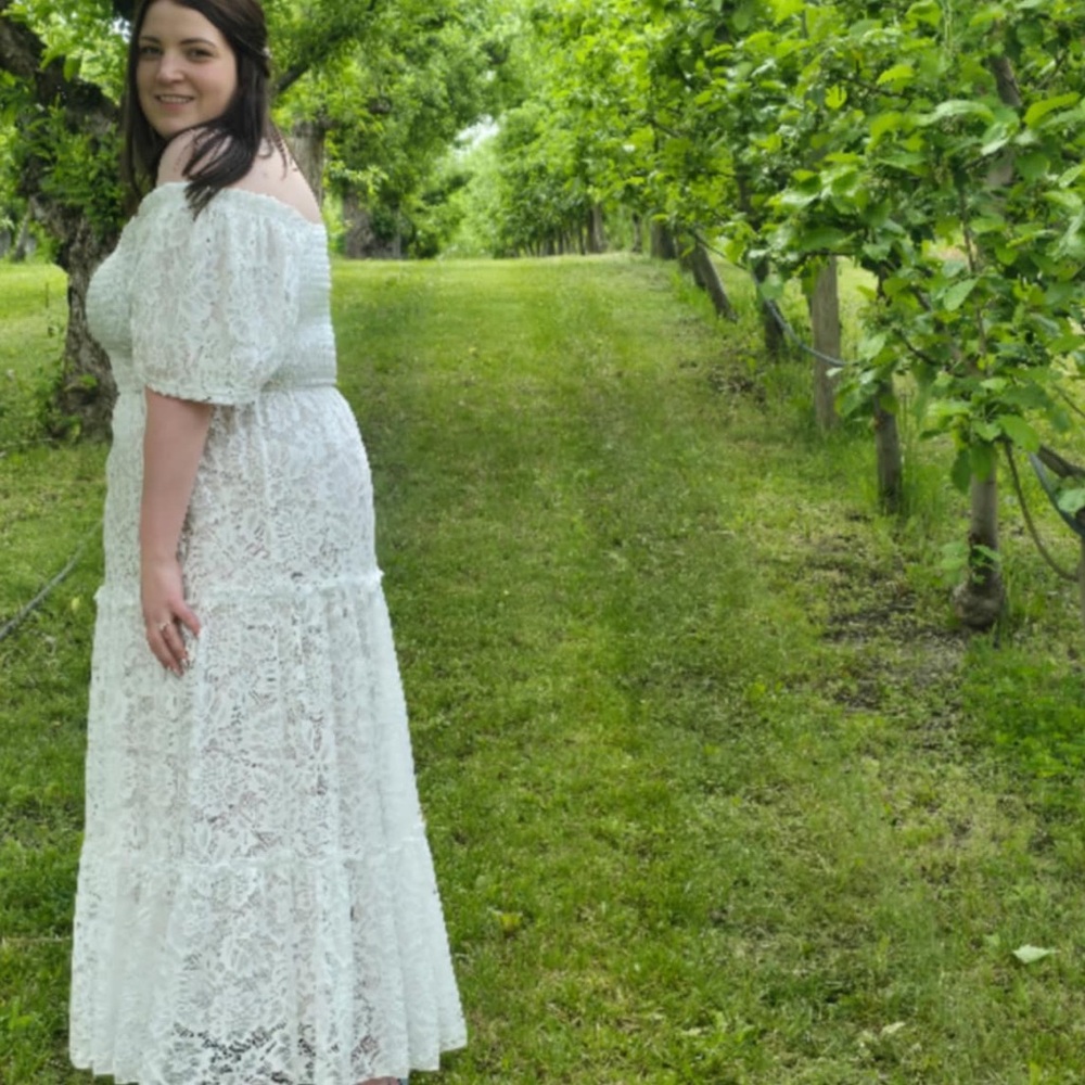 Baltic Born White Lace Maxi Dress - Picture 5 of 5